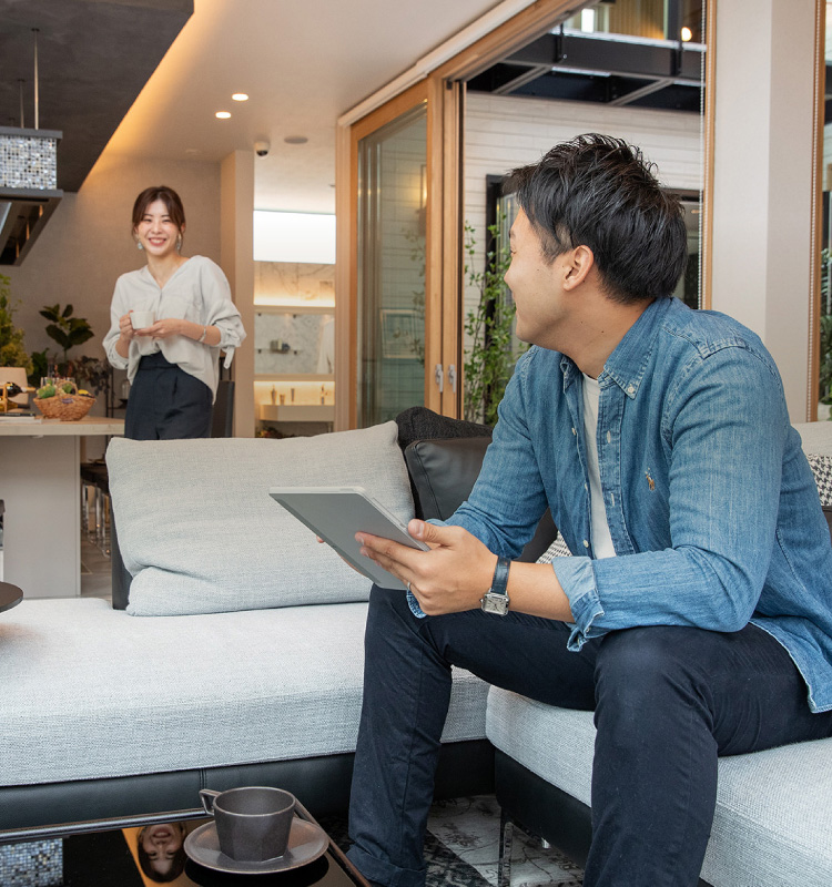 LIFE SCENE.03「のびのび家族」の楽しさが広がる暮らし