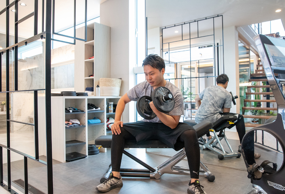 まるで、自分専用のトレーニングジム！